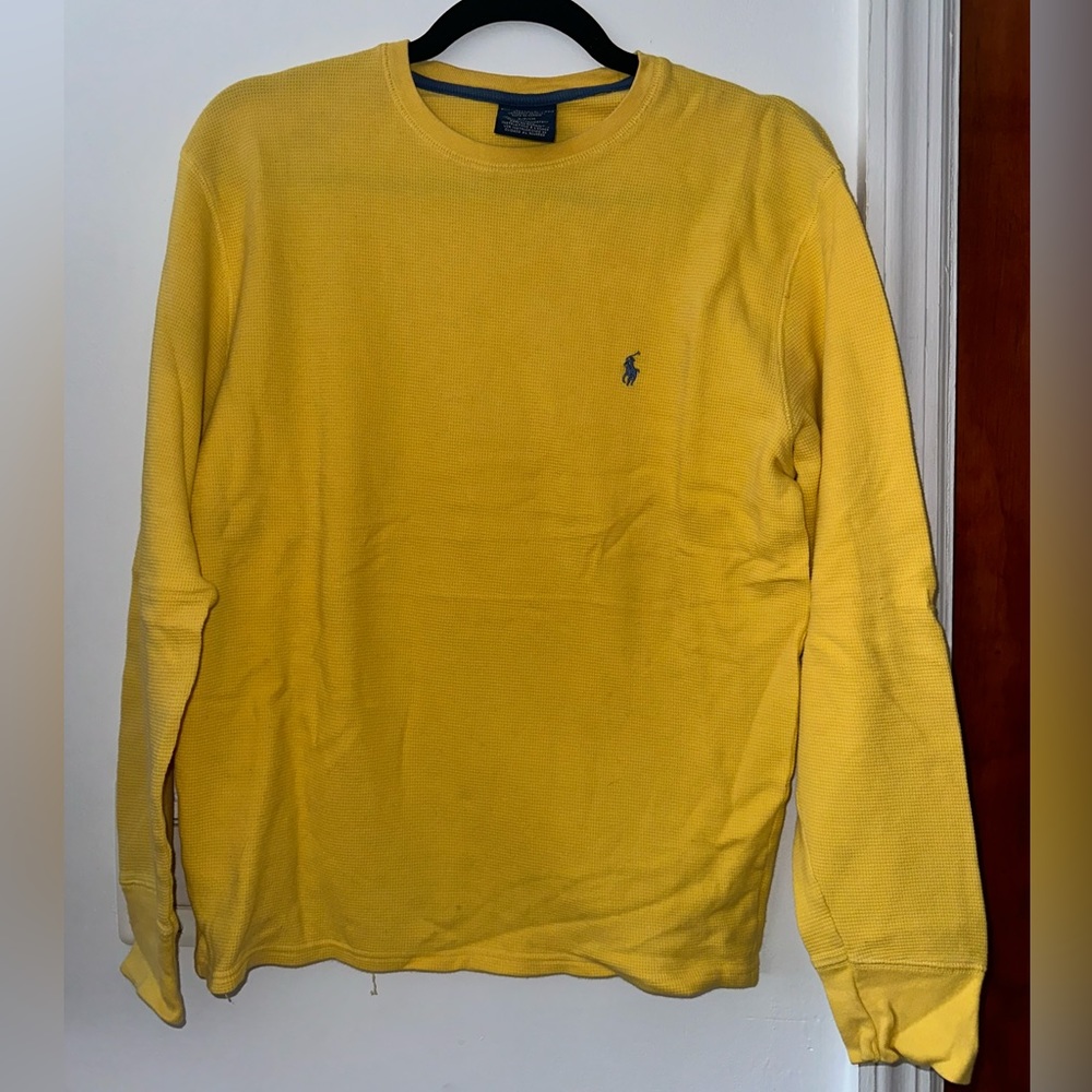 Polo Ralph Lauren waffle long sleeve crew